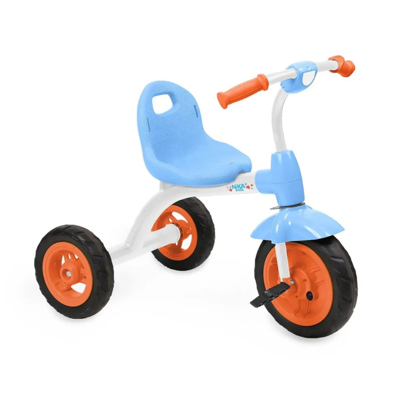 Велосипед детский трехколесный ВДН1/4 оранжевый с голубым для детей от 1,5 лет.