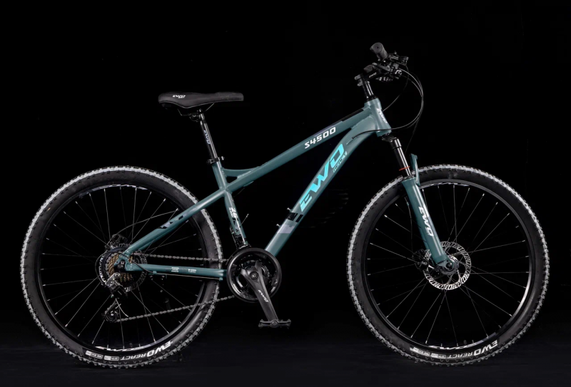 Велосипед скоростной EWO 26" 4500 аллюминий 21 ск скрытая проводка OLIMPIC GREEN /  Темно Зелёный