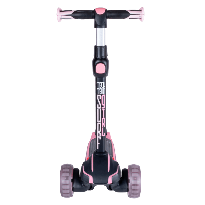 Самокат трехколесный TT Surf Girl Черно-розовый / Black Pink 
