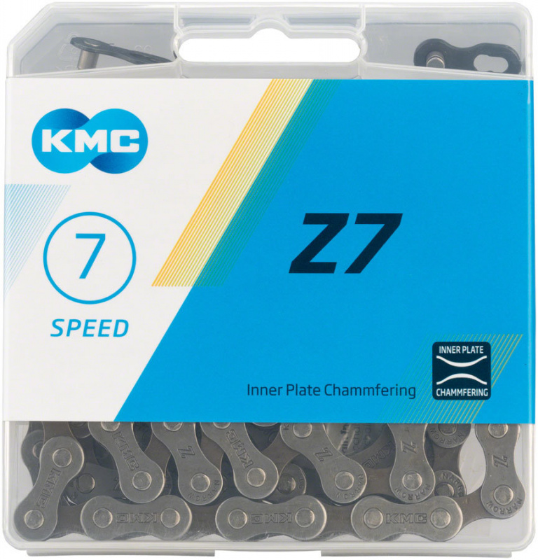 Цепь KMC , модель KMC Z7 (Z50) ( 116 звеньев, 7 - скоростей)