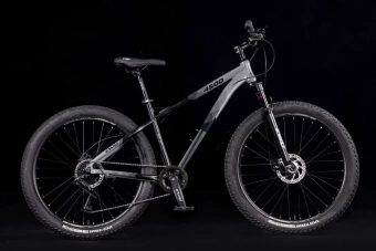Велосипед скоростной EWO 27.5" 4500 PLUS аллюминий 9 ск скрытая проводка GRAY/BLACK / Серый / черный